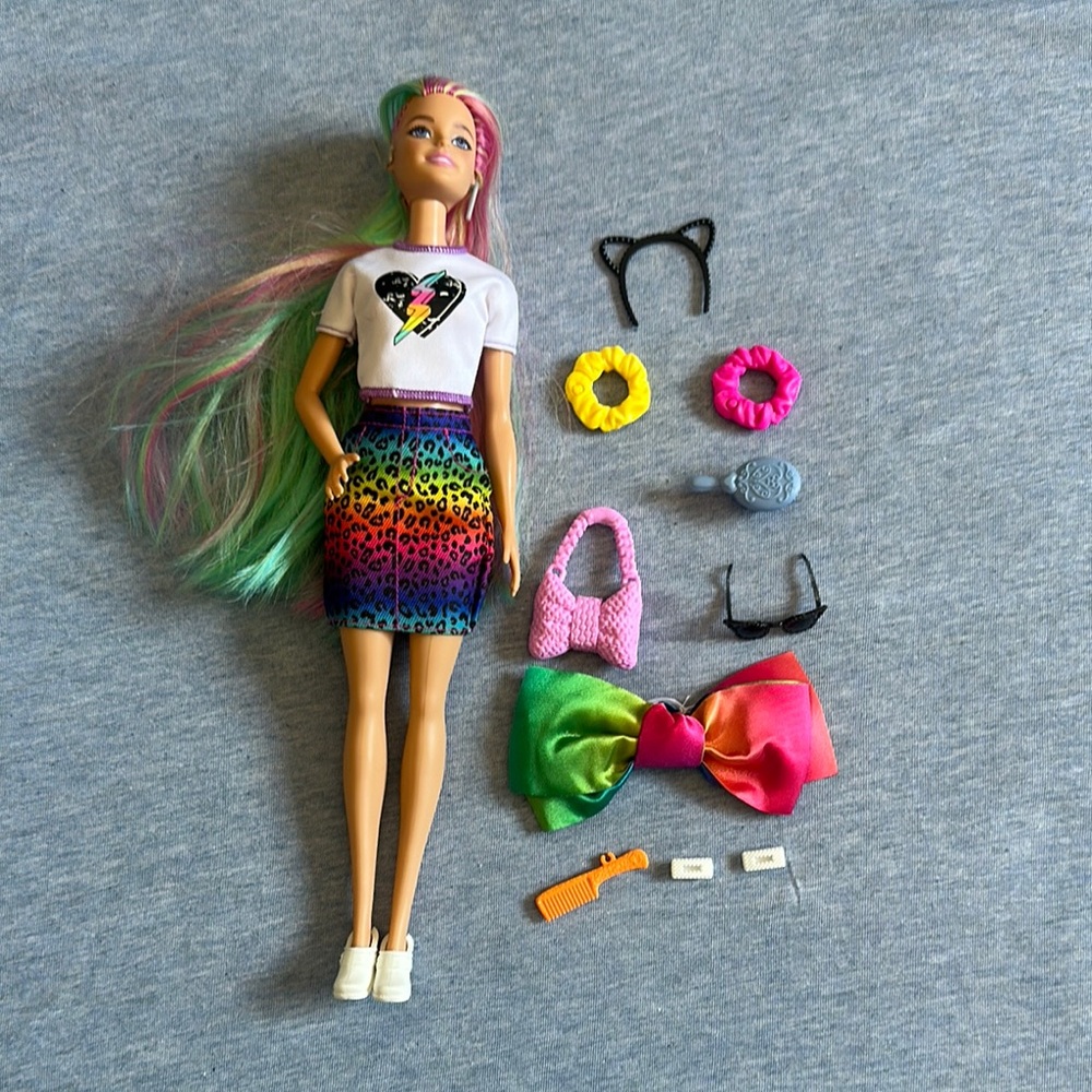 Barbie Rainbow Fashion Doll with Accessories